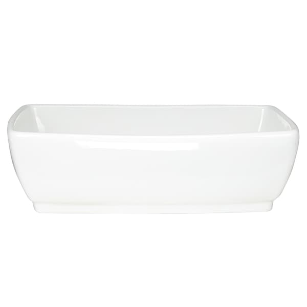 Nantucket Sinks White Rectangular Vessel Sink NSV1913 - main